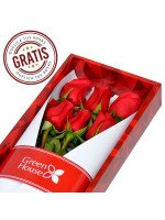 CAJA RUBÍ 6 ROSAS + ¡GRATIS 6 ROSAS!