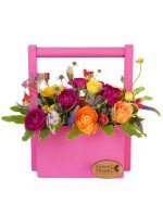 LINEA COLORS - JARDINERA FUCSIA