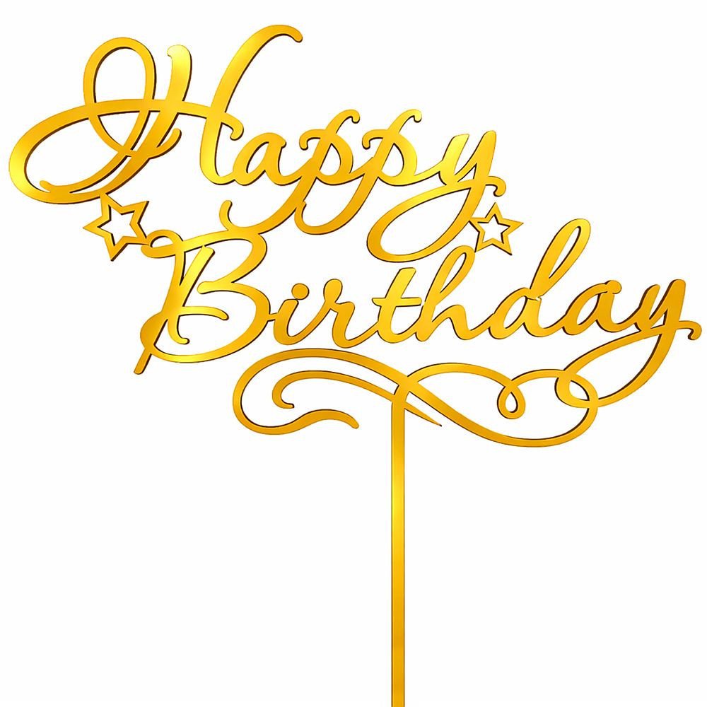 TOPPER HAPPY BIRTHDAY