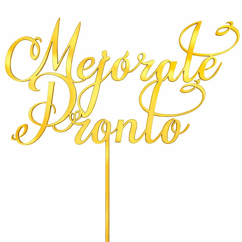 TOPPER MEJÓRATE PRONTO