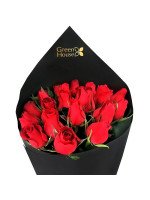 RAMO LUXURY (NEGRO) 24 ROSAS