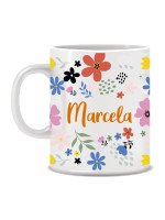 TAZA FLORES (PERSONALIZABLE)