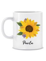 TAZA GIRASOL (PERSONALIZABLE)