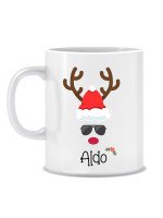 TAZA NAVIDEÑA PARA ÉL (PERSONALIZABLE)