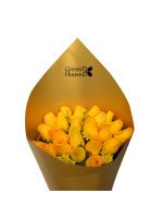 RAMO GLAM GOLD 24 ROSAS (AMARILLAS)