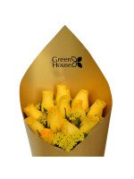 RAMO GLAM GOLD 12 ROSAS (AMARILLAS)