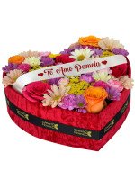 CORAZON PRIMAVERAL TE AMO (PERSONALIZABLE)